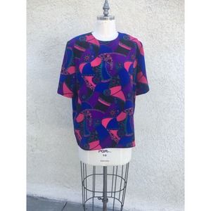 Heritage Road Women's Multicolored Geometric Blouse ￼
